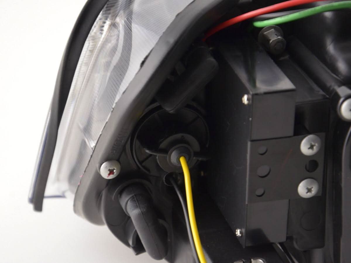 Audi A3 (8P 8PA) Black LED Headlights with Daytime Running Lights (2008-2012)