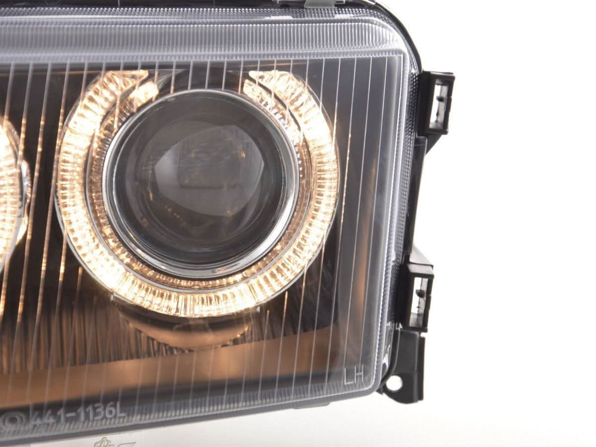 Audi A4 (B5 8D) Black Angel Eye Headlights (1995-1999)