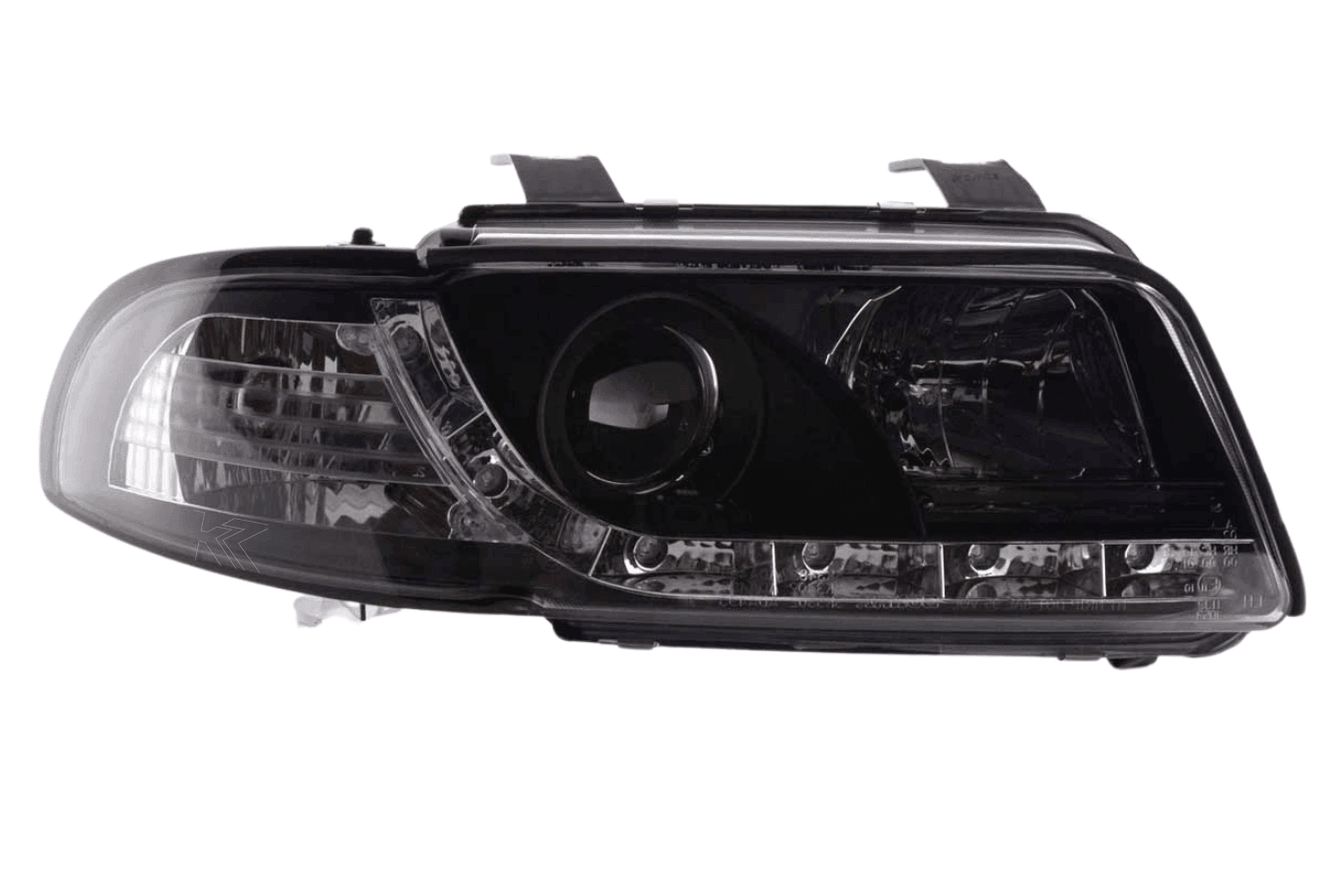 Audi A4 (B5 8D) Black LED Headlights with Daytime Running Lights (1995-1999)