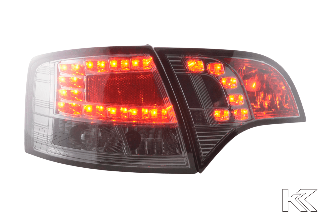 Audi A4 (B7/8E) Avant Chrome Smoke LED Taillights Set (2004-2008)