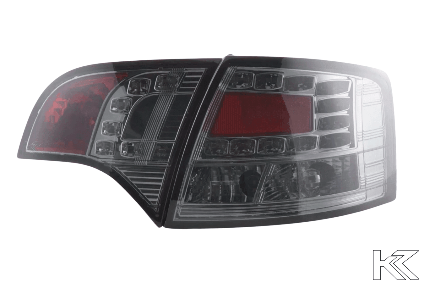Audi A4 (B7/8E) Avant Chrome Smoke LED Taillights Set (2004-2008)