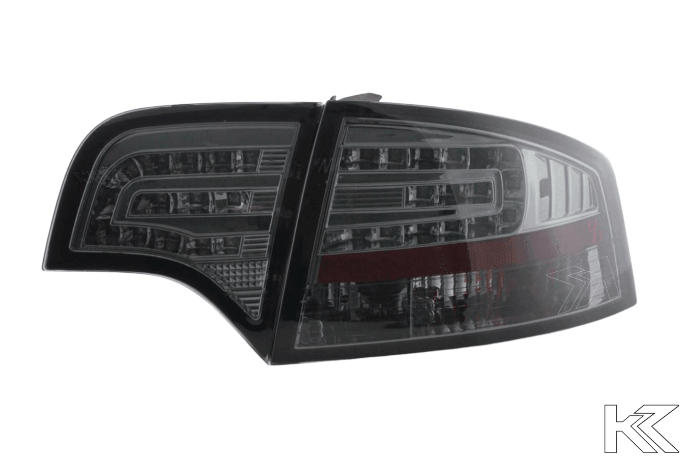 Audi A4 (B7/8E) Sedan Chrome Smoke LED Taillights Set (2004-2007)