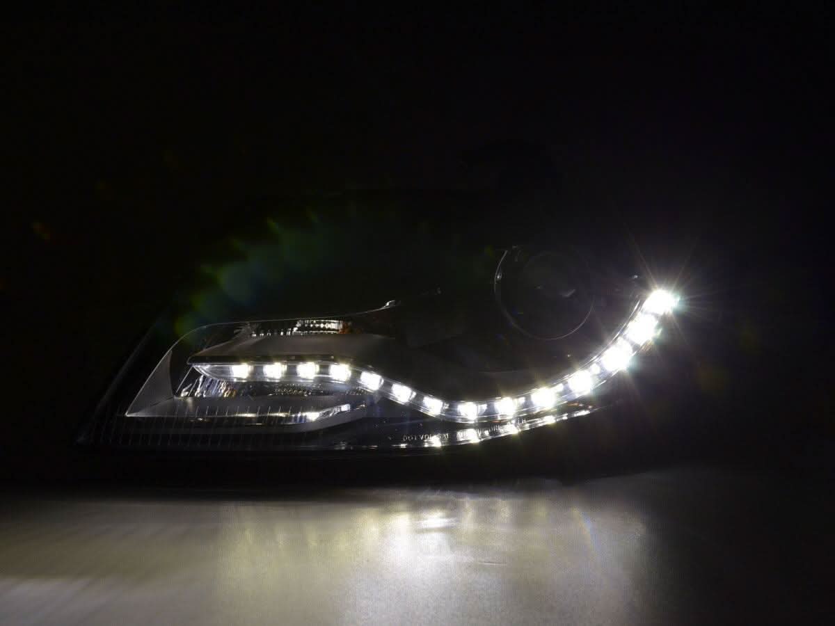 Audi A4 (B8/8K) OE+ Black Headlights - (2008-2011)