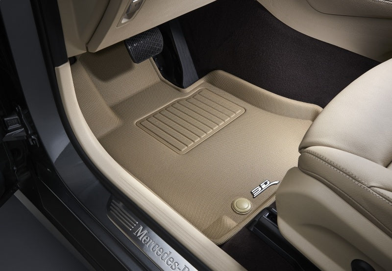 3D MAXpider 2012-2020 Toyota Tundra Reg/DBL/Crewmax/Sequoia Kagu 1st Row Floormat - Tan L1TY14911502