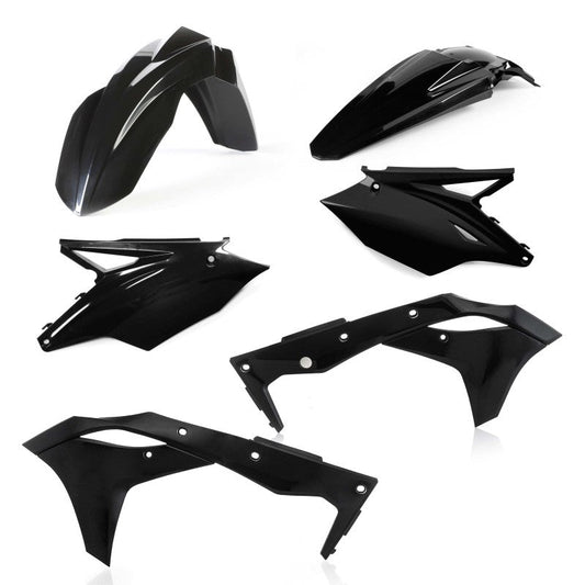 Acerbis 2017 Kawasaki KX250F Plastic Kit - Black 2630620001