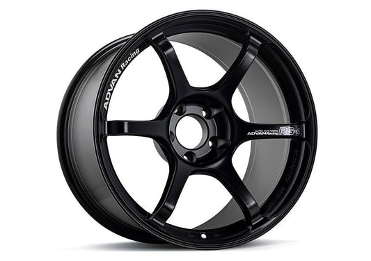 Advan RG-4 18x8 +44 5-114.3 Semi Gloss Black Wheel YA48G44ESB
