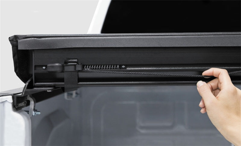 Access Limited 08-09 Titan King Cab 8ft 2in Bed (Clamps On w/ or w/o Utili-Track) Roll-Up Cover 23209
