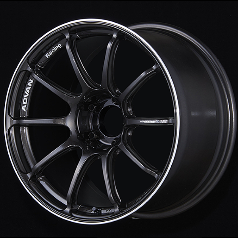 Advan RSIII 19x8.0 / +48 Offset / 5x112 / 66.5mm Bore / Black Gunmetallic and Ring YA39G48MBGR