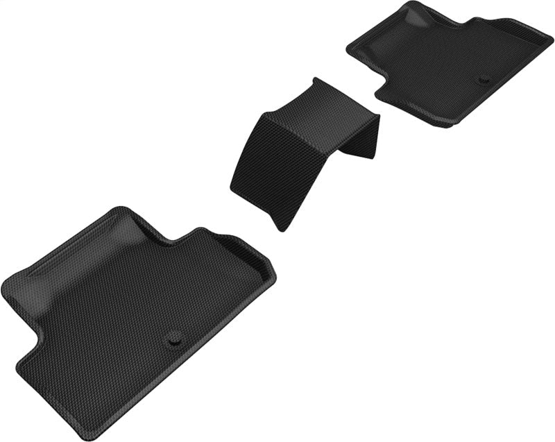 3D MAXpider 2019-2023 Genesis G70 Kagu 2nd Row Floormats - Black L1GS00421509