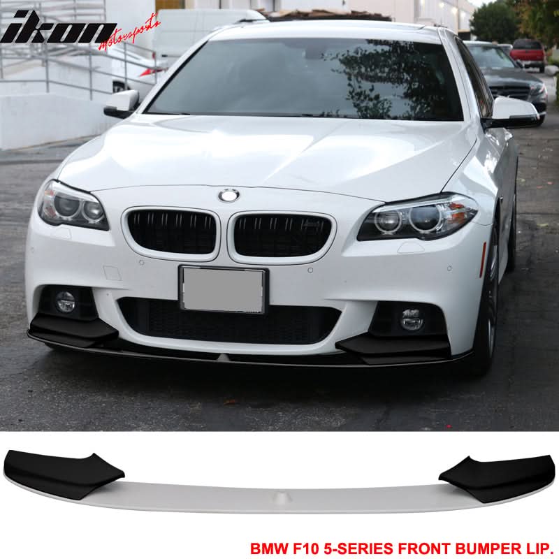 2011-2016 BMW F10 Paint Black Alpine White III #300 Front Lip PP