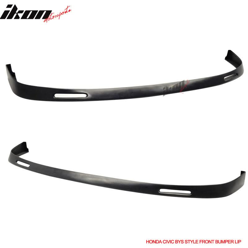 1996-1998 Honda Civic EK BYS Style Unpainted Front Bumper Lip PU