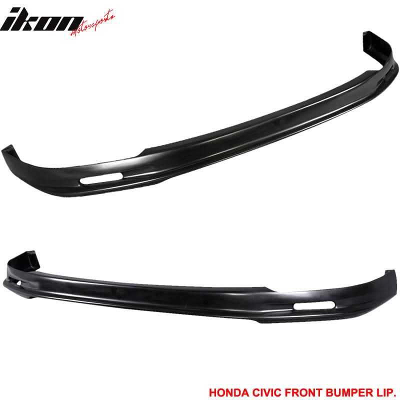 Fits 96-98 Honda Civic 3Dr Front + Rear Bumper Lip + Sun Window Visors