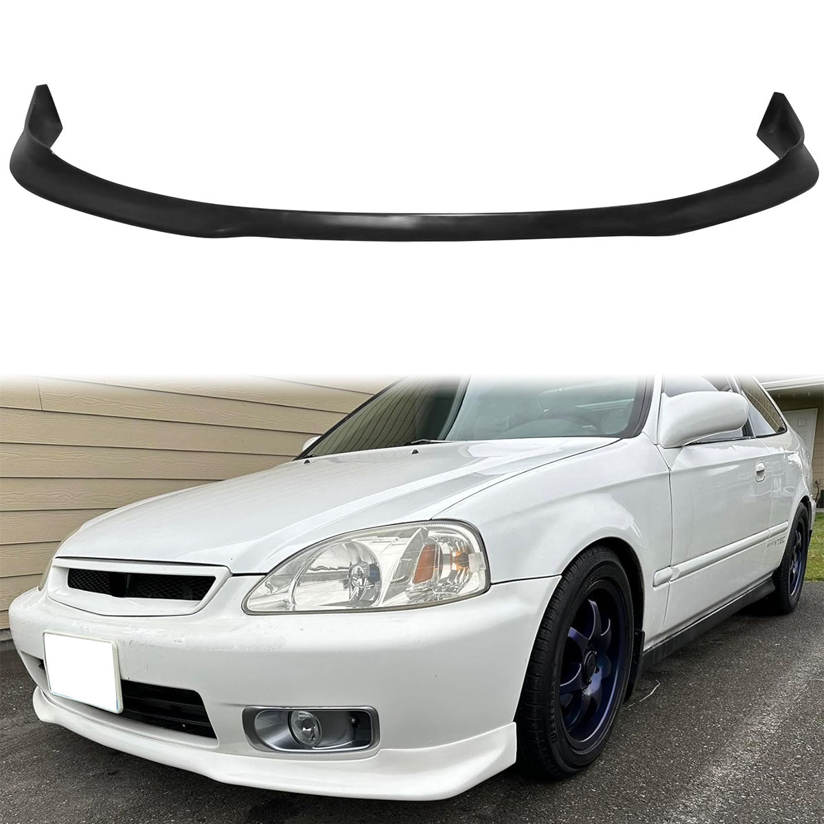1999-2000 Honda Civic OE Style Front Bumper Lip PU