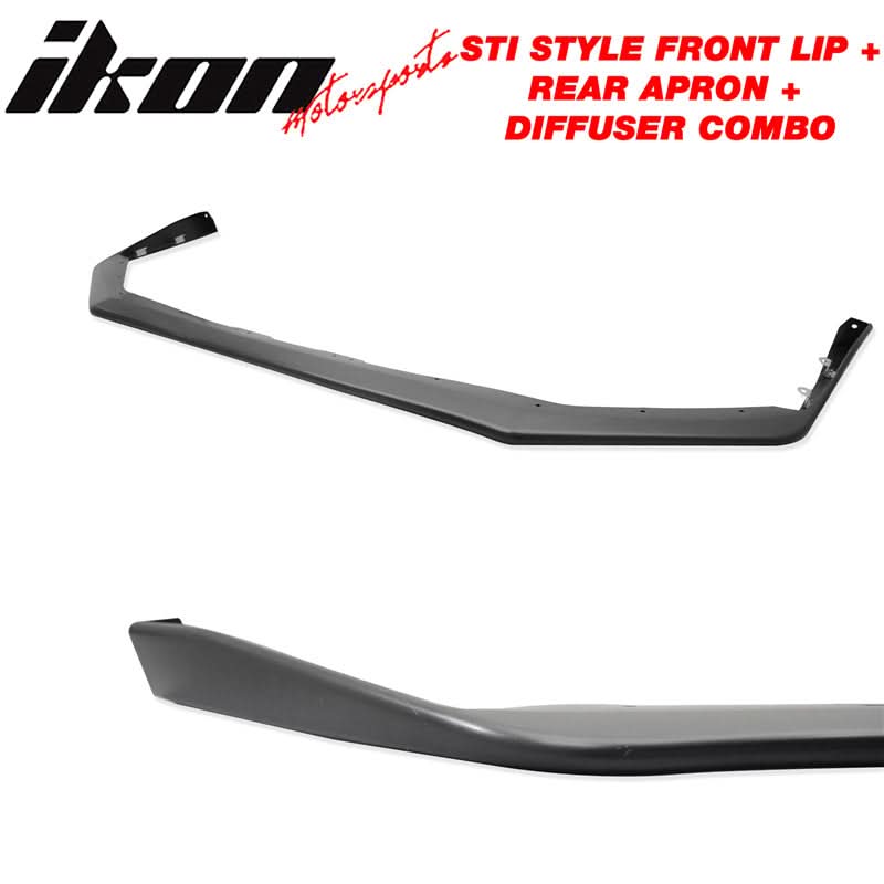 2015-2017 Subaru WRX STI Front Lip + Rear Aprons + Rear Diffuser