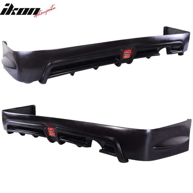 Fits 06-08 Civic HF-P PU Front&Rear Bumper Lip Spoiler&Brake Lamp