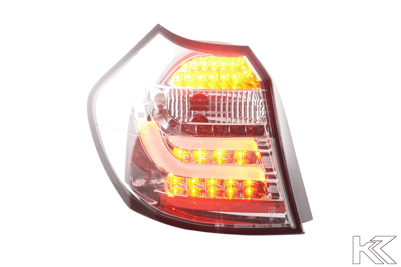 BMW 1-series E81 Coupe Chrome Clear LED Taillights Set (2007-2011)