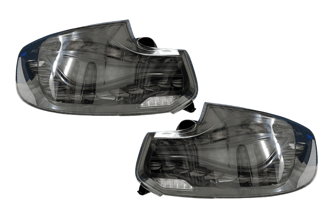 BMW 2-Series & M2 (F22 F23 F87) Red and Black Dragon Scale OLED Tail Lights