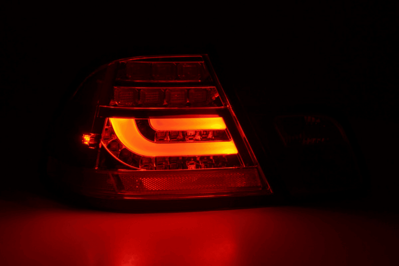 BMW 3-series E46 Coupe Red LED LightBar Taillights Set (1999-2002)