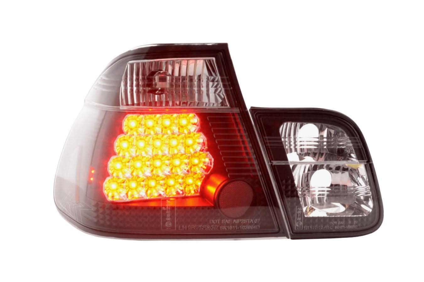 BMW 3 Series E46 Sedan Black Altezza Style LED Taillights - Pre-Facelift (1998-2001)