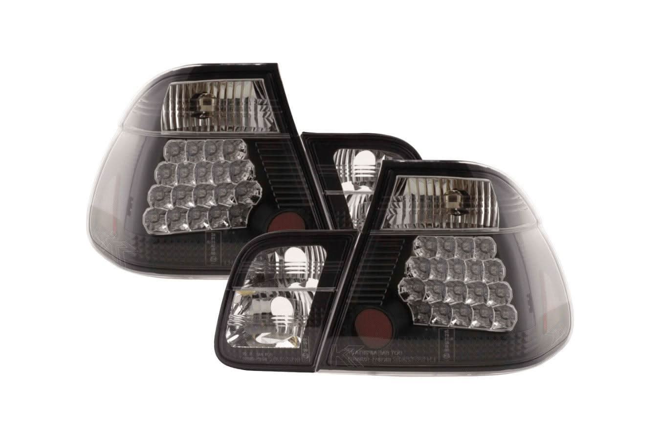 BMW 3 Series E46 Sedan Black Altezza Style LED Taillights - Pre-Facelift (1998-2001)