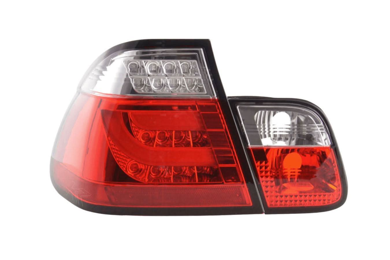 BMW 3-series E46 Sedan Red LED LightBar Taillights Set- Pre-Facelift (1998-2001)