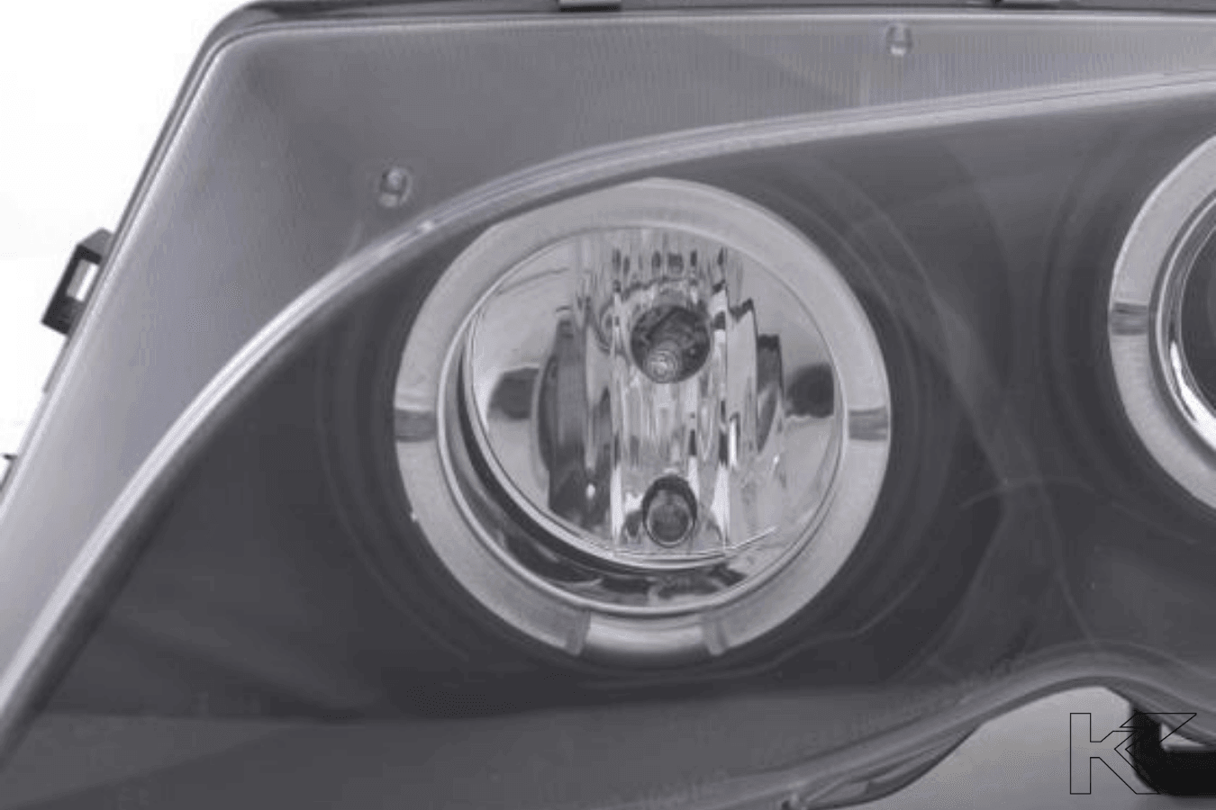 BMW 3-series E46 Sedan/Touring Black Angel Eyes Headlight Set (2002-2005)