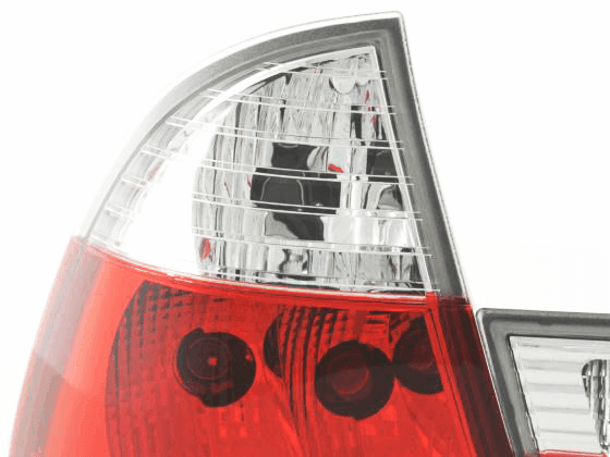 BMW 3 Series E46 Touring JDM Style Red Taillights Set (1999-2002)