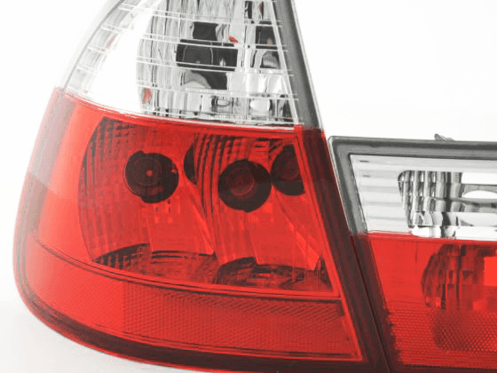 BMW 3 Series E46 Touring JDM Style Red Taillights Set (1999-2002)