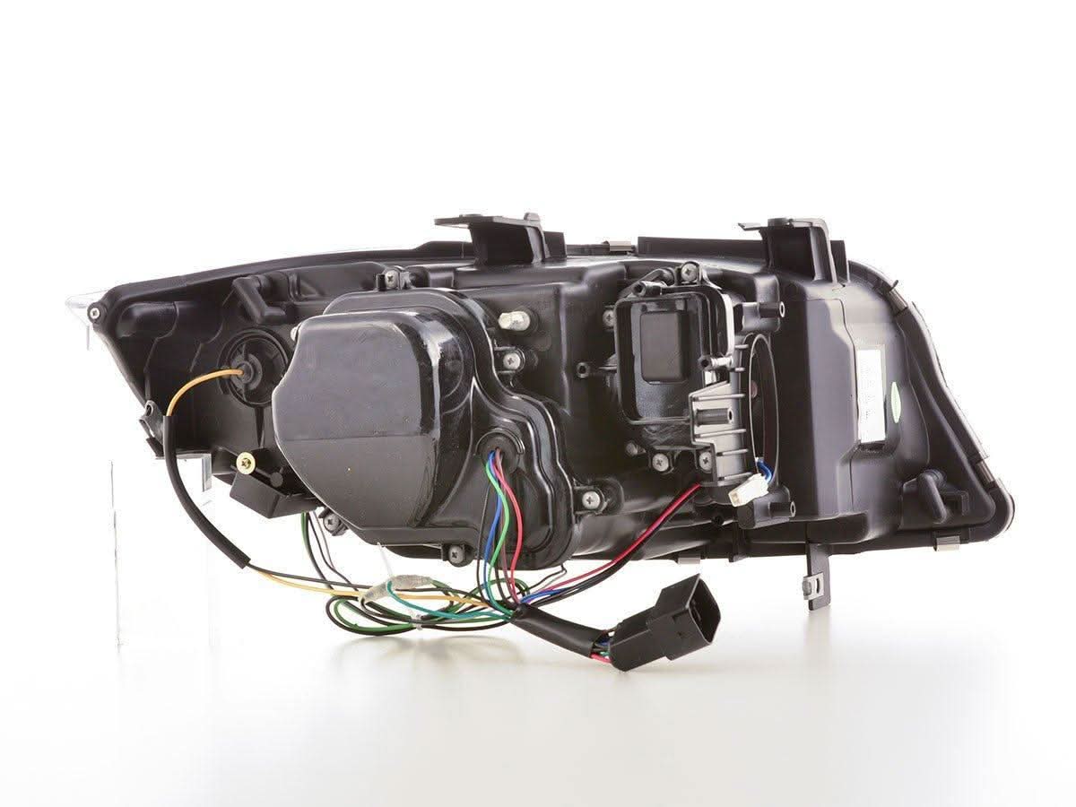 BMW 3-series E90 E91 Black U LED Headlights (2005-2012)
