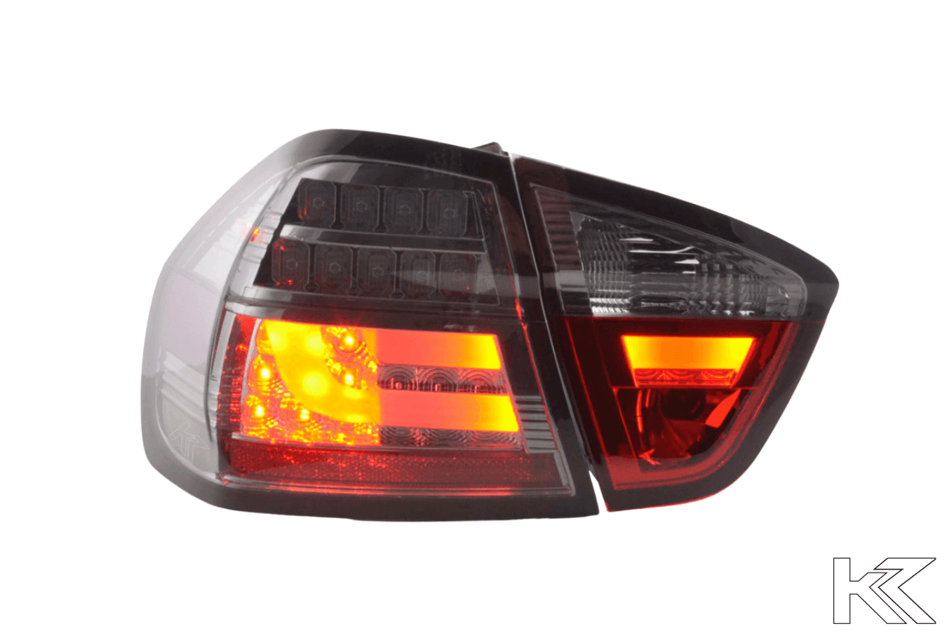 BMW 3-Series E90 Sedan Chrome/Smoked LED Bar Taillights(2005-2008)