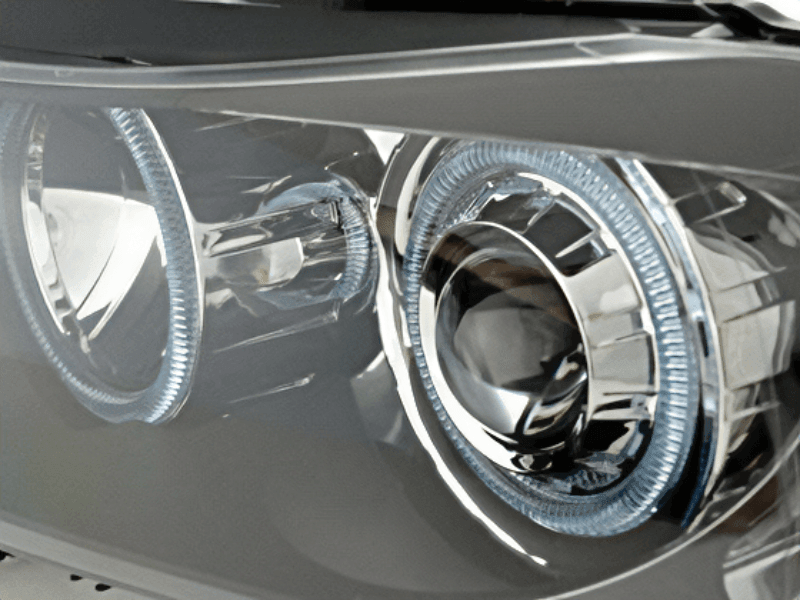 BMW 3-Series (E90 Sedan / E91 Touring) Black Angel Eyes Headlights (2005-2008)