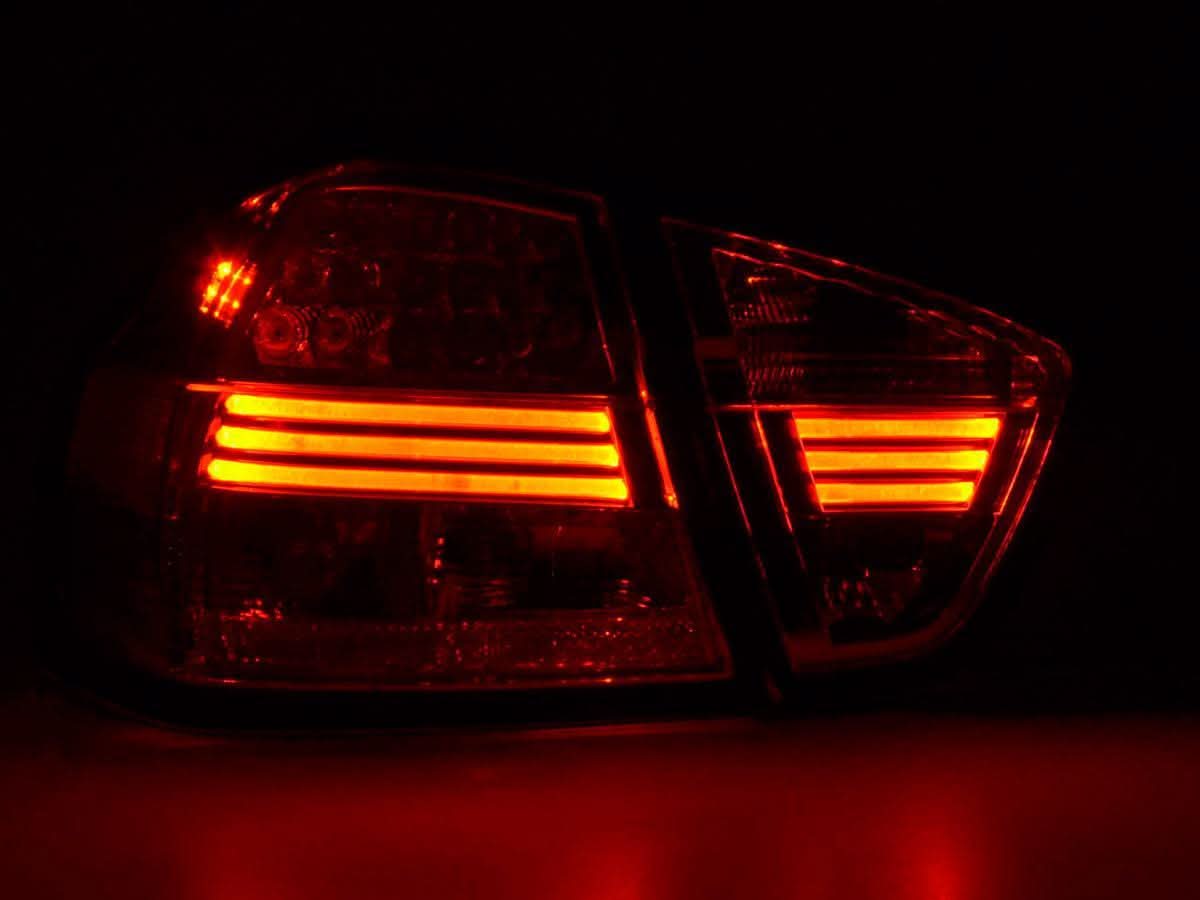 BMW 3-Series E90 Sedan OE Style Chrome LED Taillights(2005-2008)