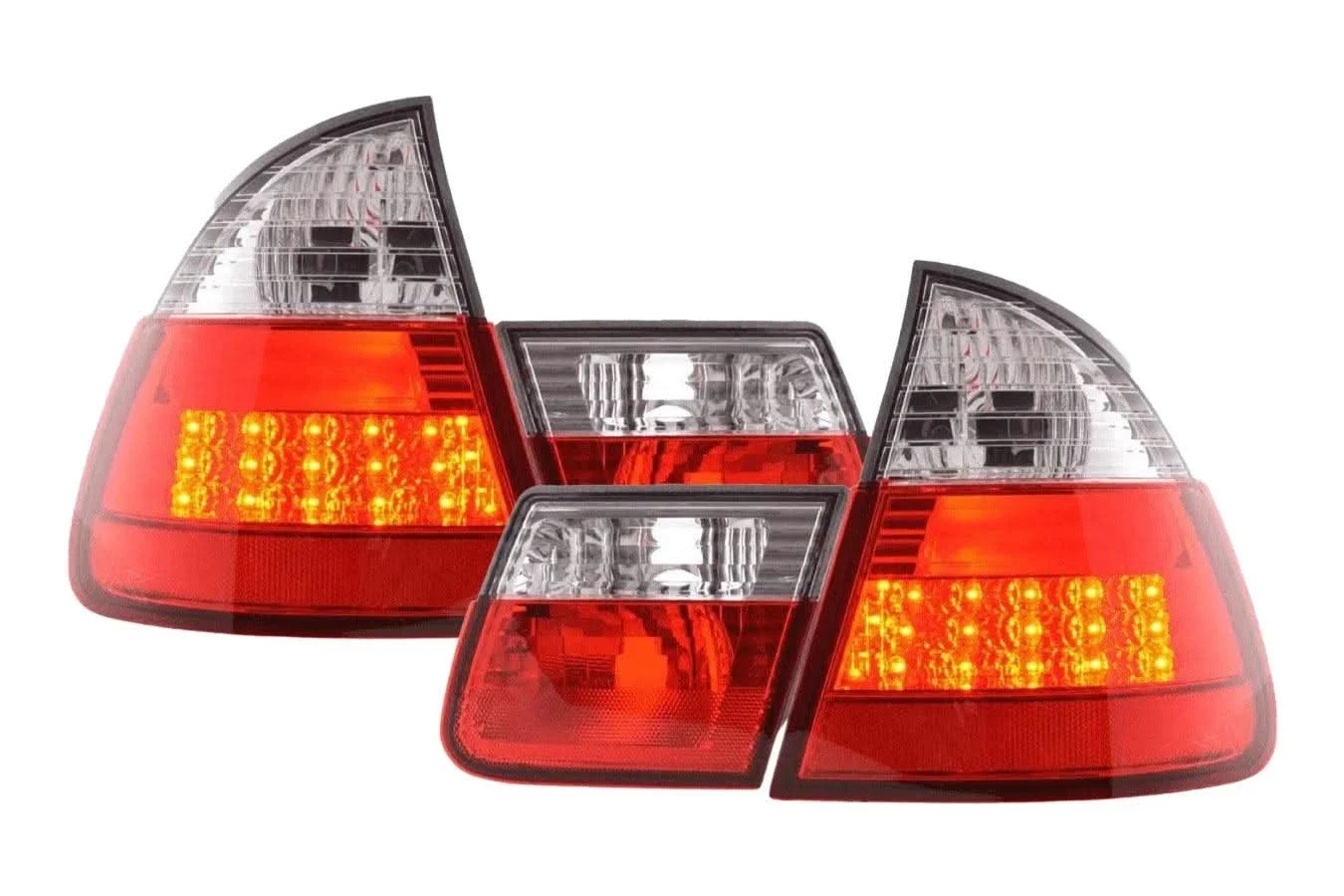 BMW 3 Series Wagon/Touring Red LED Taillights Set E46 (1998-2005)