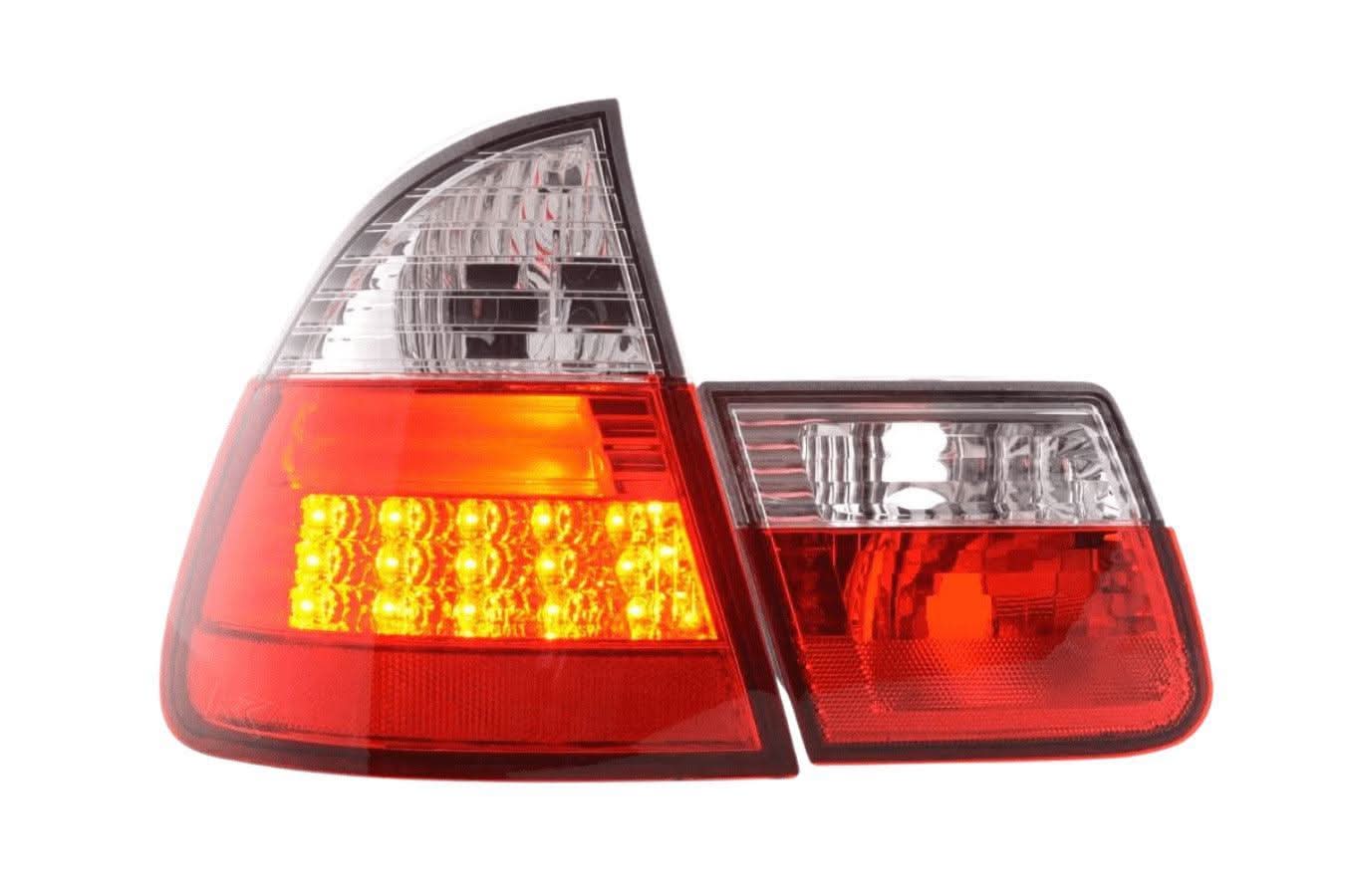 BMW 3 Series Wagon/Touring Red LED Taillights Set E46 (1998-2005)