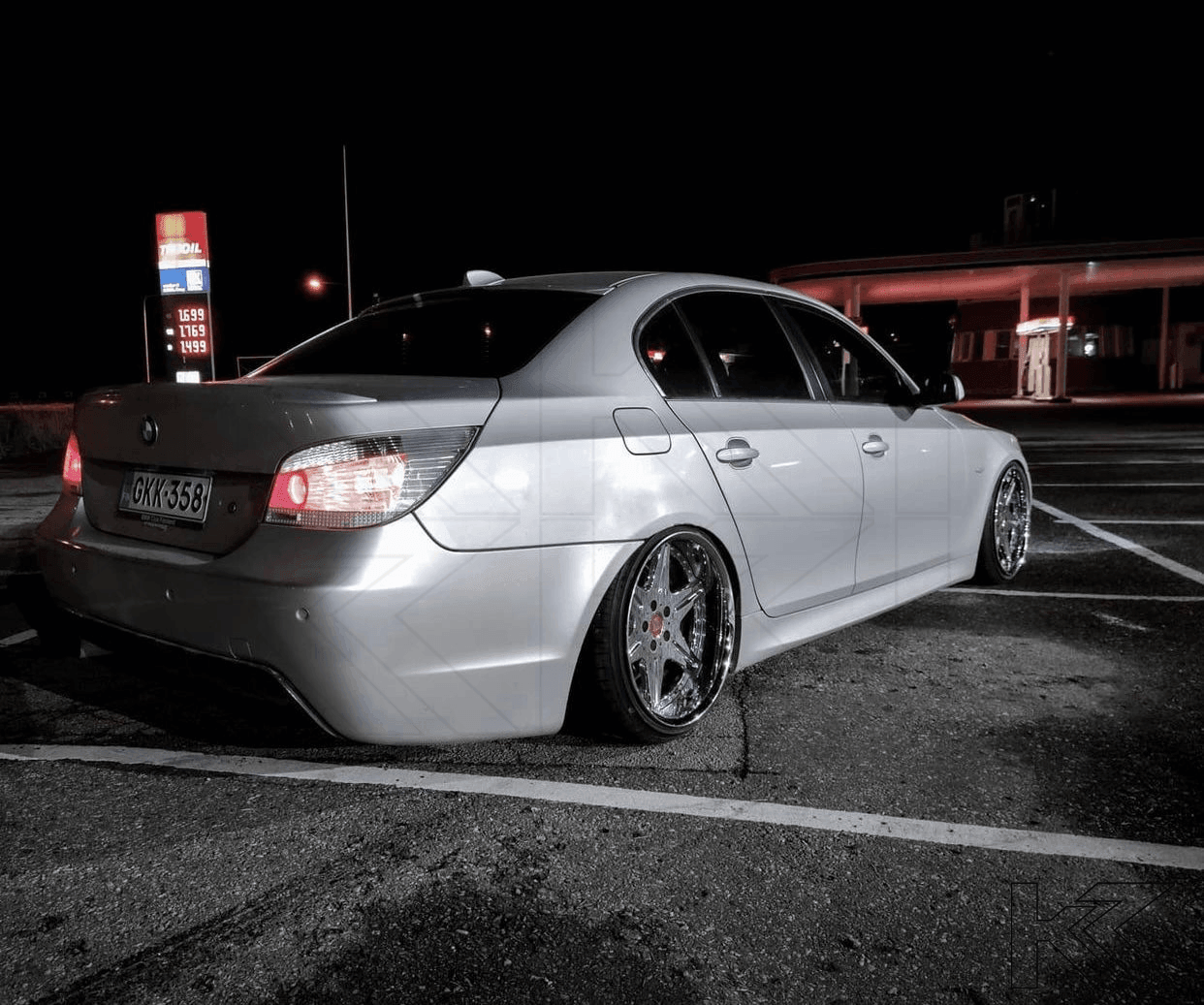 BMW 5-series E60 Sedan Chrome Clear LED Taillights Set (2004-2007)