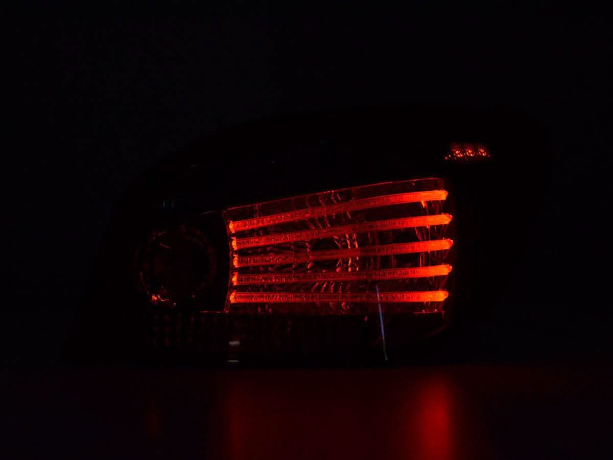 BMW 5-series E60 Sedan Red Smoked LED Taillights Set (2008-2009)