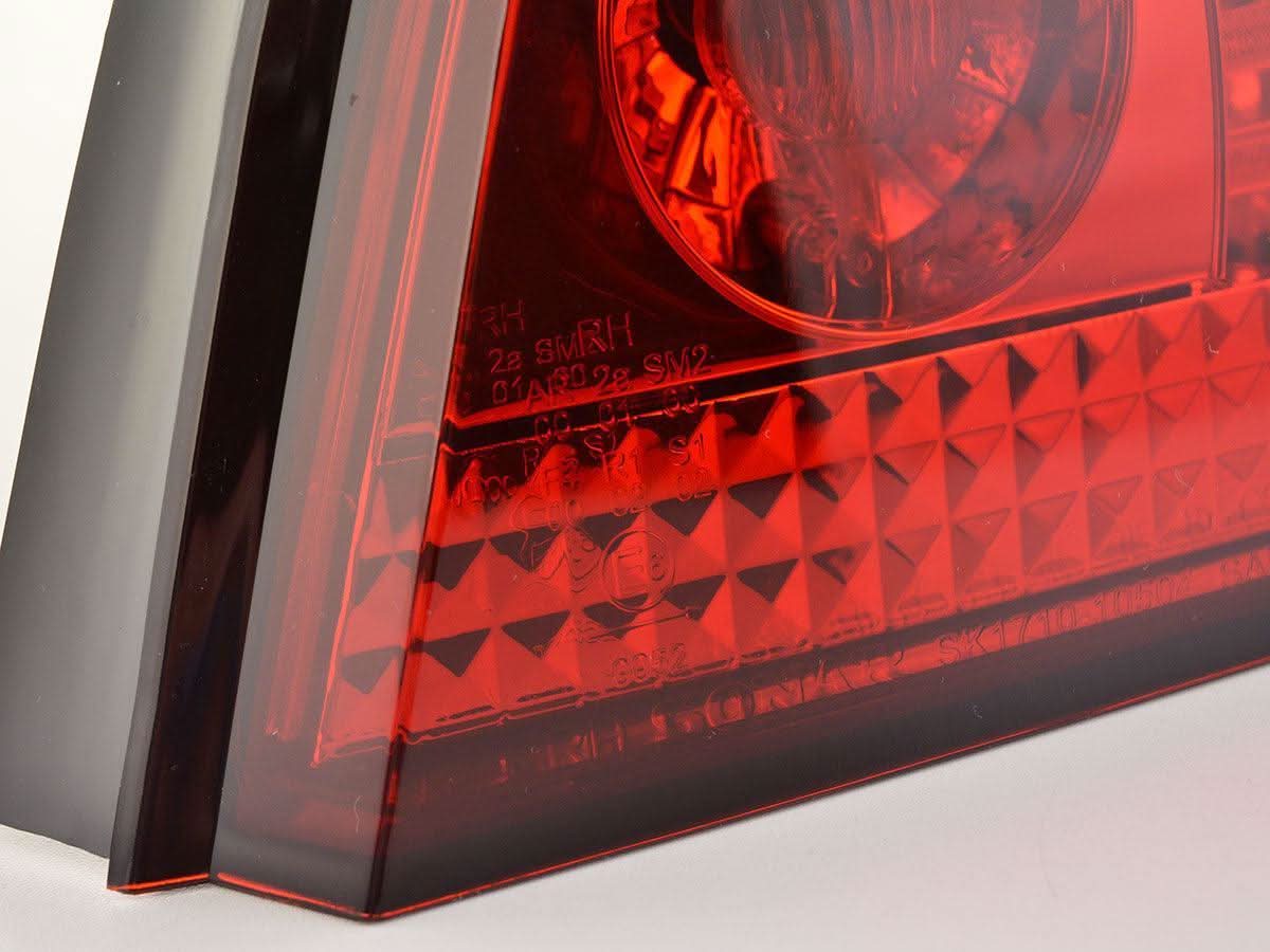 BMW 5-series E60 Sedan Red Smoked LED Taillights Set (2008-2009)