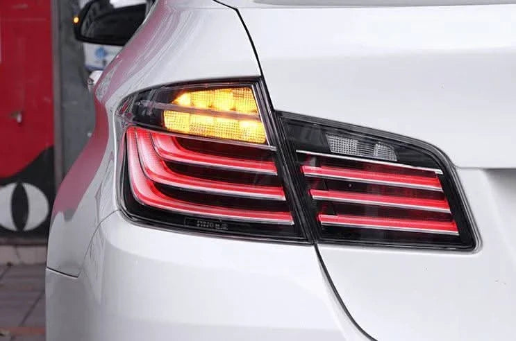 BMW 5-Series F10 Clear Style LED Tail Lights (2010-2017)
