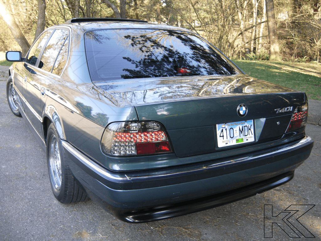 BMW 7-series E38 Chrome Clear LED Taillights Set (1995-2002)