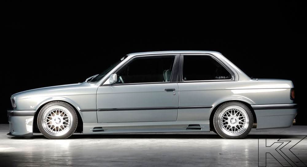 BMW E30 Rieger Side Skirts - Vented Type 1