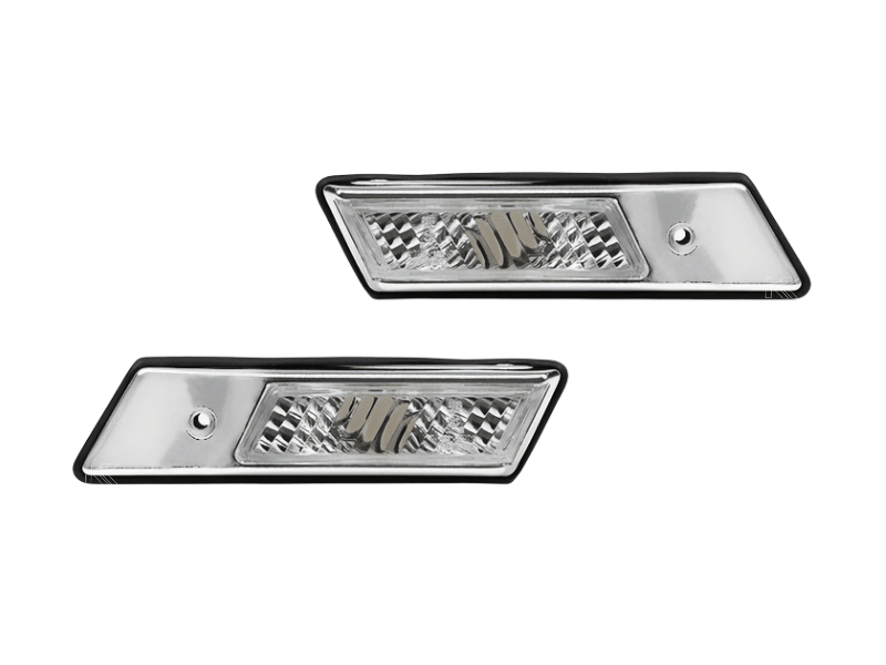 BMW E36 Black or Chrome Trim Crystal Side Marker Lights(1992-1996)