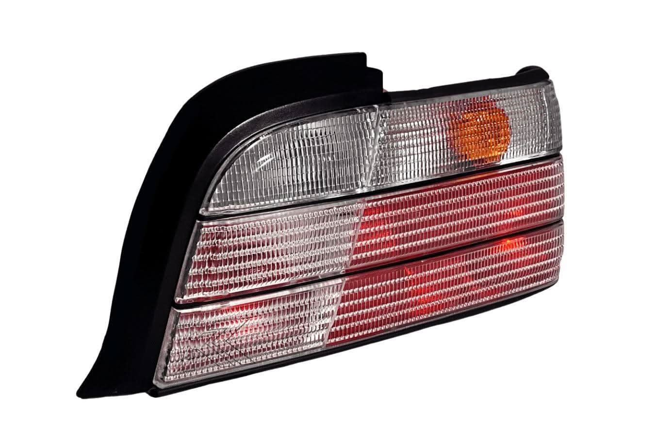 BMW E36 Coupe/Convertible Clear OEM Style Tail Lights (1990-1999)