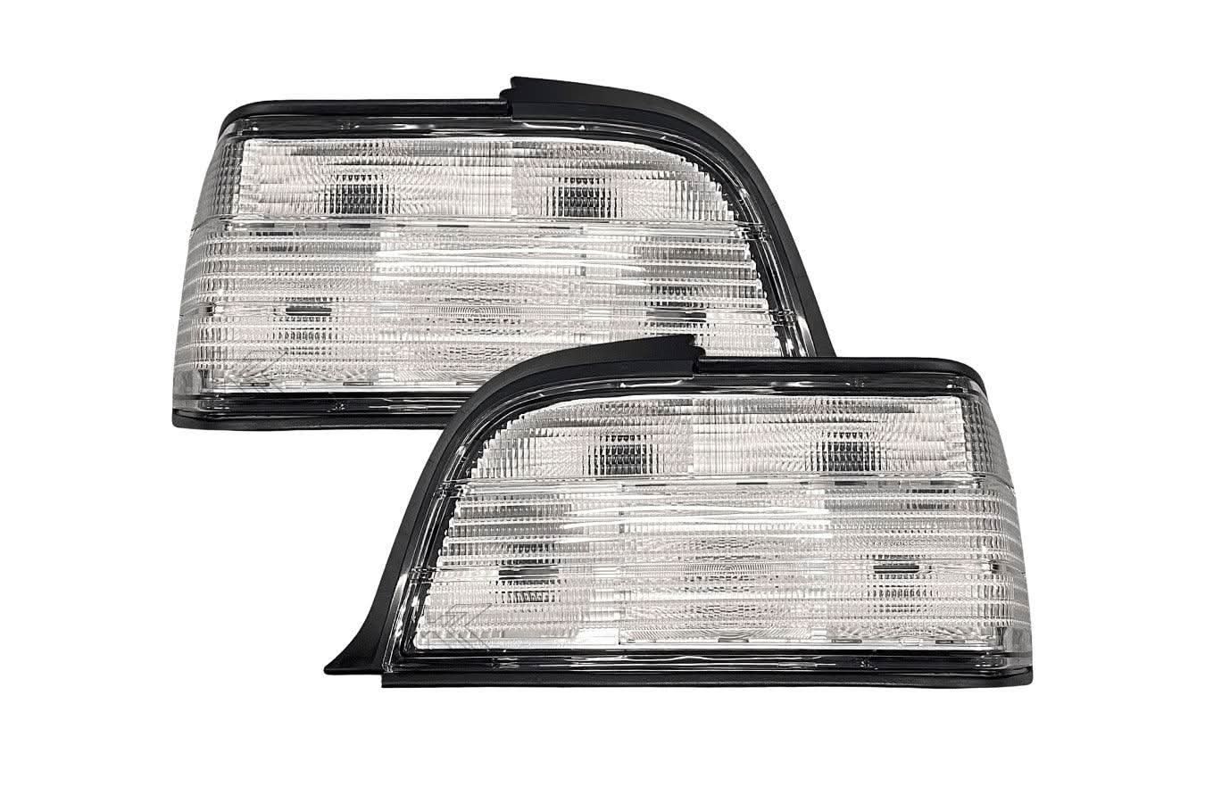 BMW E36 Coupe/Convertible Custom Clear Tail Lights V3 (1992-1999)