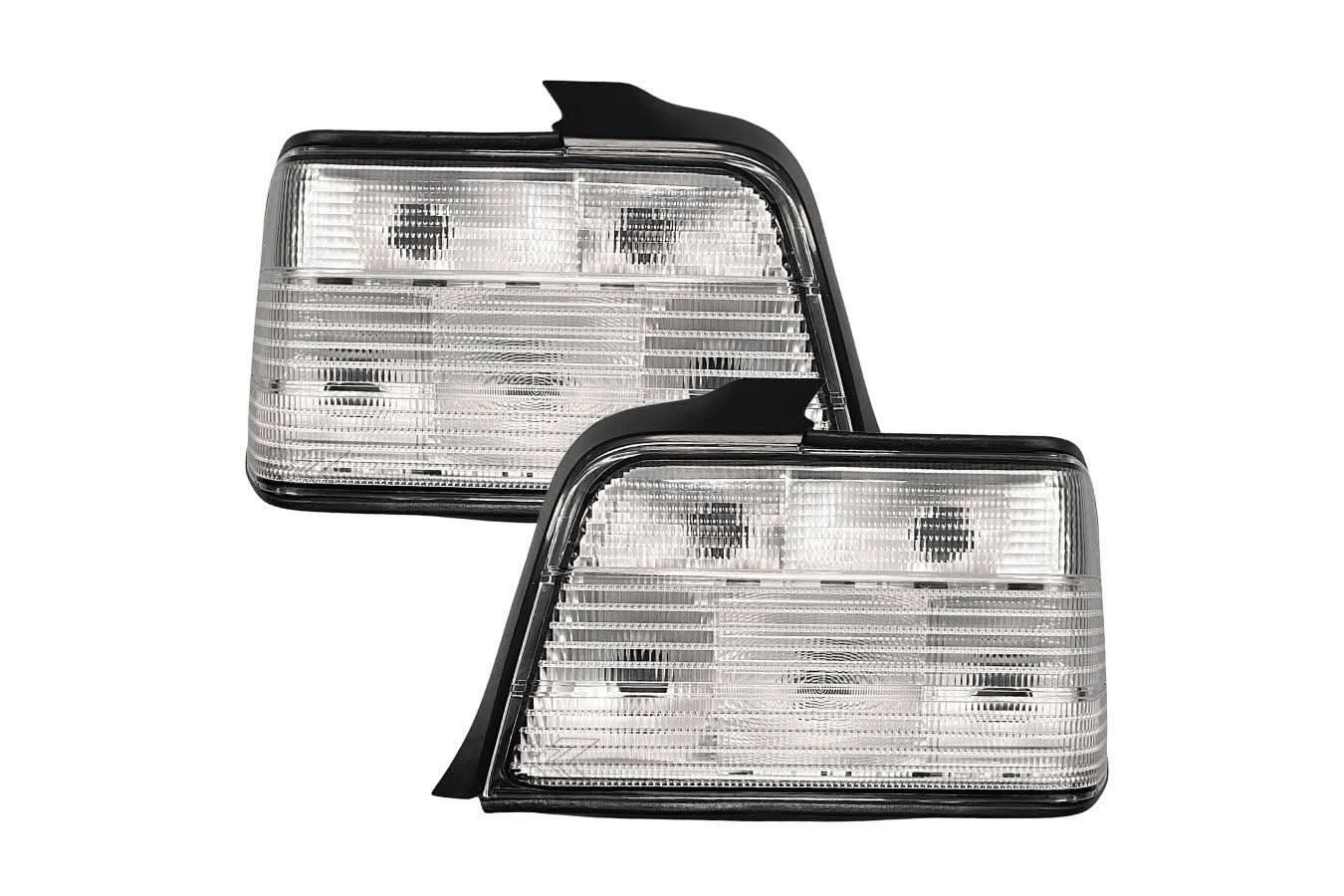 BMW E36 Sedan Custom Clear Tail Lights V3 (1992-1999)