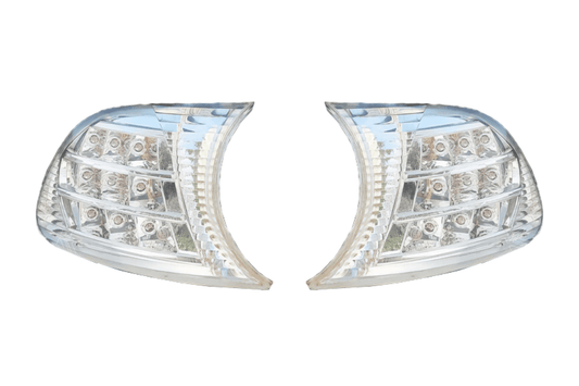BMW E46 2D/Cabrio Crystal Clear Screw On LED Corner Lights (2002-2003)