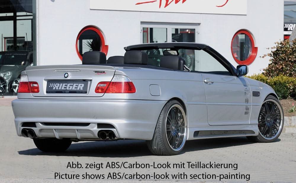 BMW E46 - All Models -  Rieger Vented Side Skirts V2
