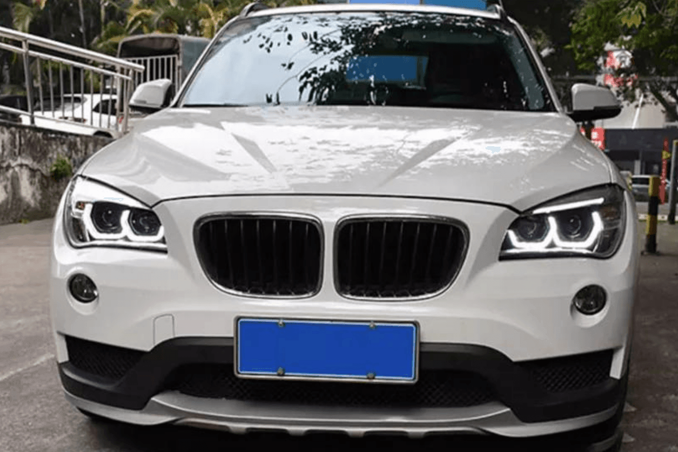 BMW E84 X1 Modern Style Angel Eye HID Bi-Xenon Headlights (2010 - 2015)