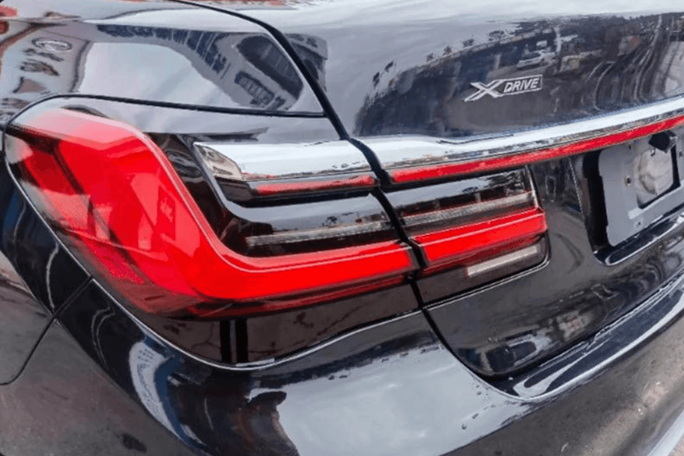 BMW F02 7 Series Red LED Luxury Beam Style Tail Lights (2008 - 2015)