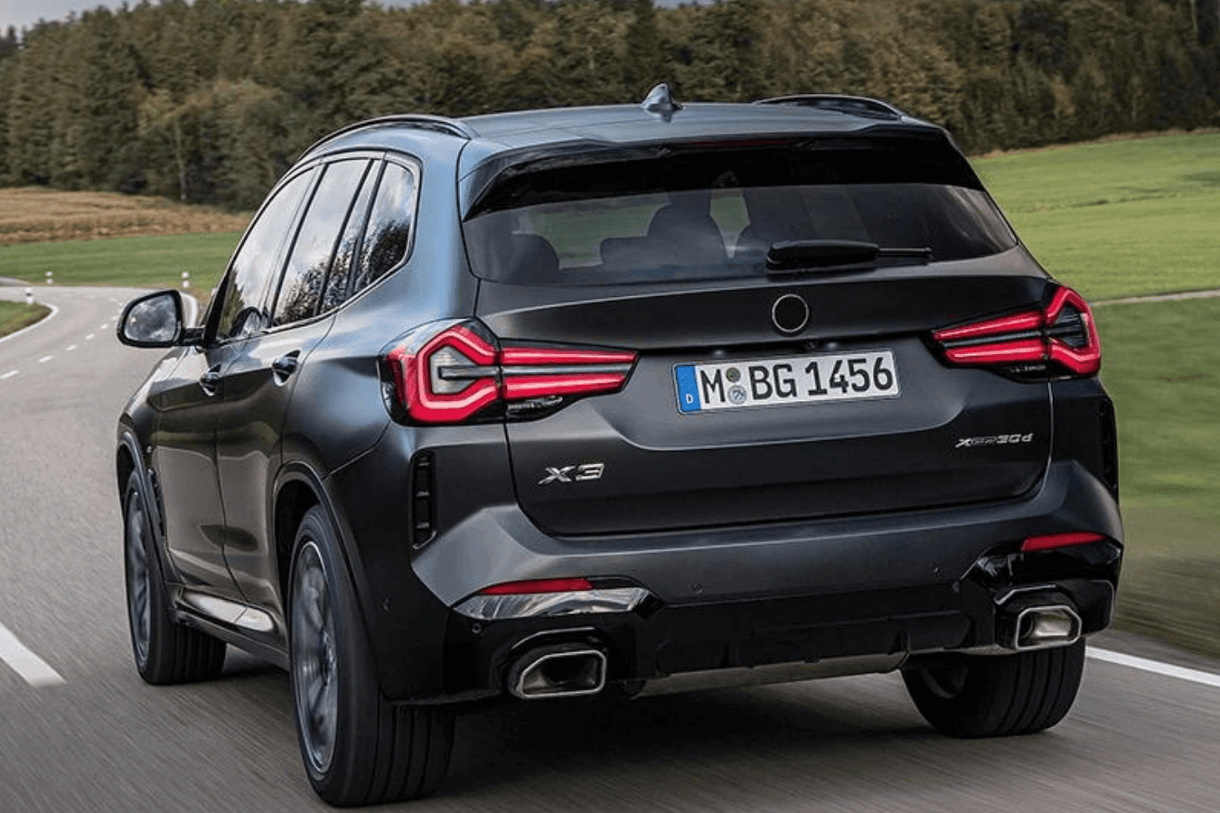 BMW G01 G08 X3 IX3 Blackline LCI Style LED Tail Lights (2017+)