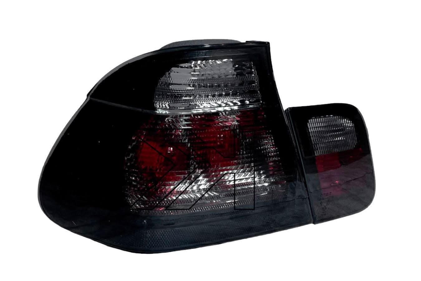 BMW Series 3 E46 Sedan Black Lens Tail Lights (1998-2001)